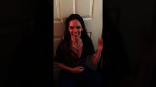 Hot Mama in Blue sweat pants