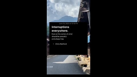 Interruptions