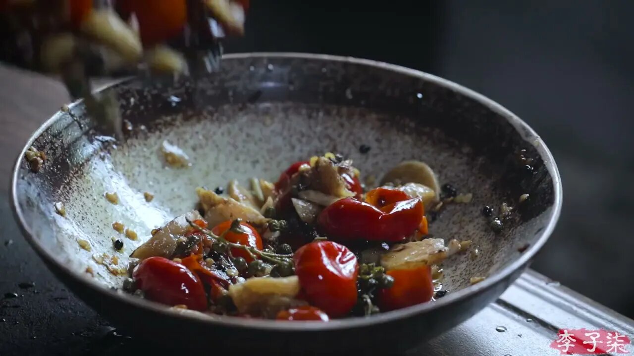 Blossoming fragrant chrysanthemum beef
