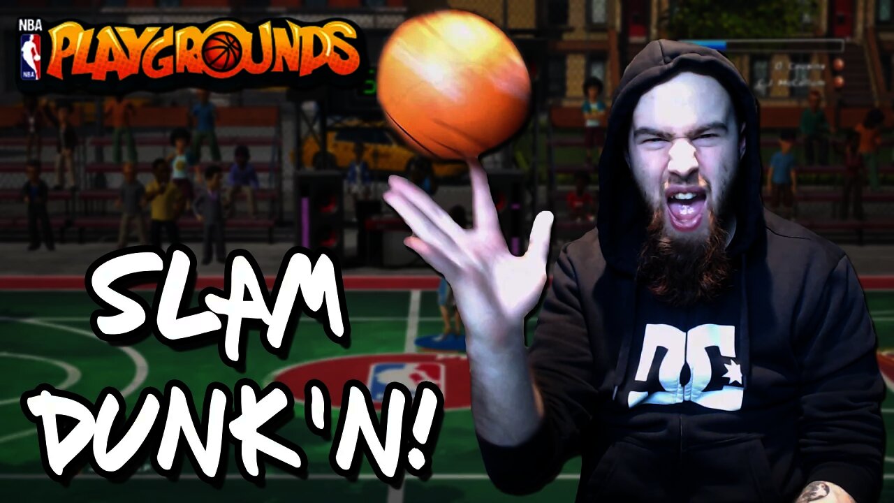 SLAM DUNK'N in NBA PLAYGROUNDS! - (First Look at New EPIC NBA Game!)