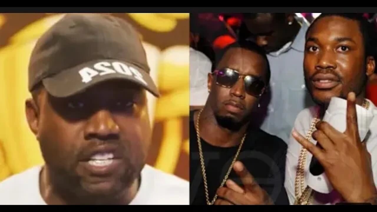 kanye west calls Meek mill & P diddy FEDS "stfu" on drink champs | exposes jewish media