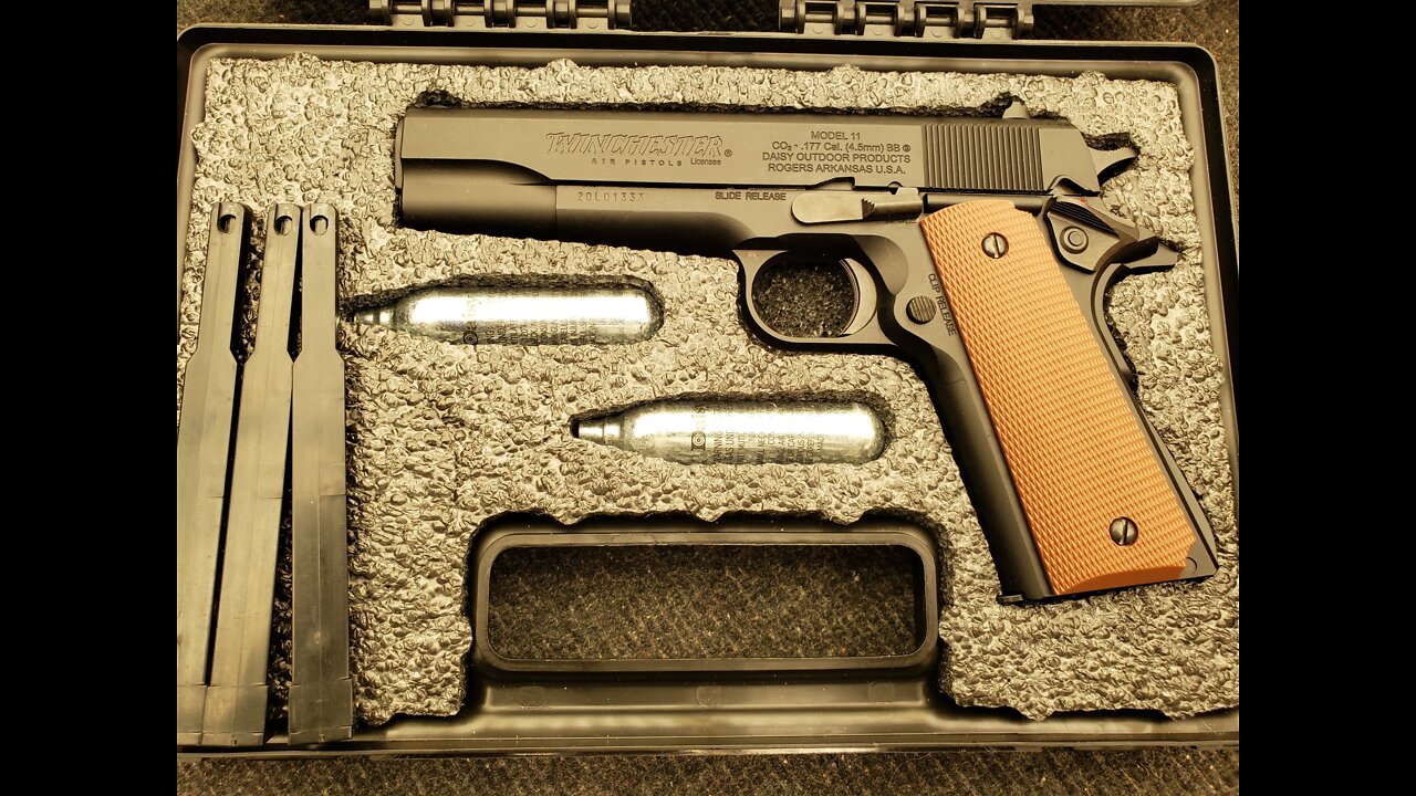 Winchester Model 11 (Daisy) replica CO2 with Umarex BB's at 21 feet