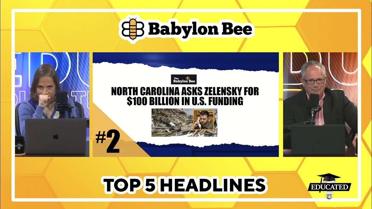 🐝Top 5 Babylon Bee Headlines #BabylonBee #Headlines #News #kylemann