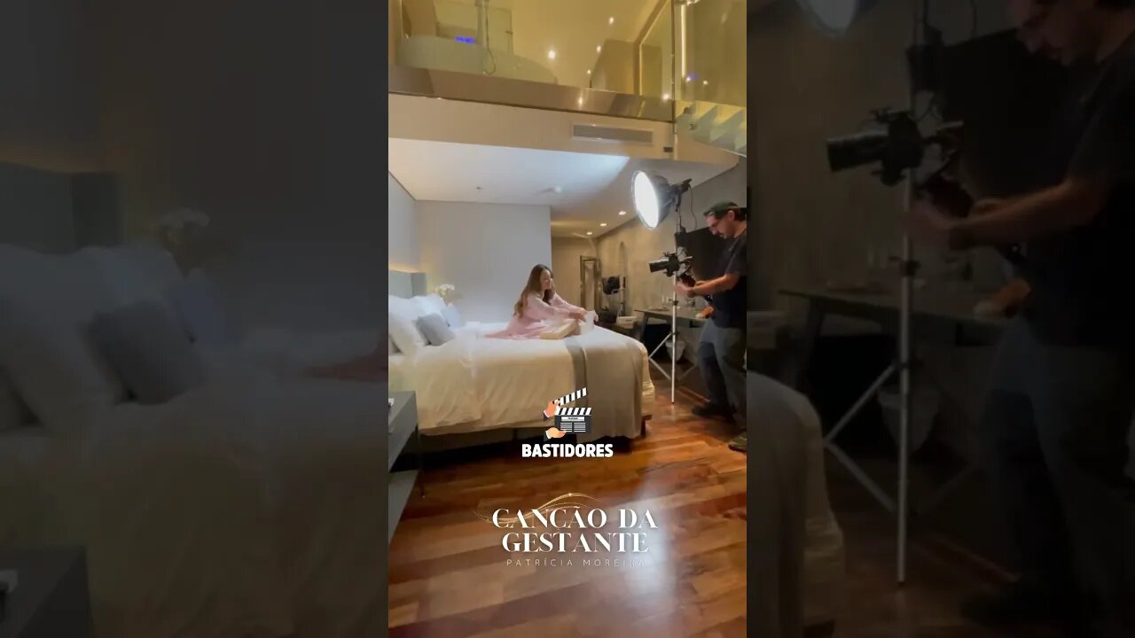Bastidores do clipe canção da gestante