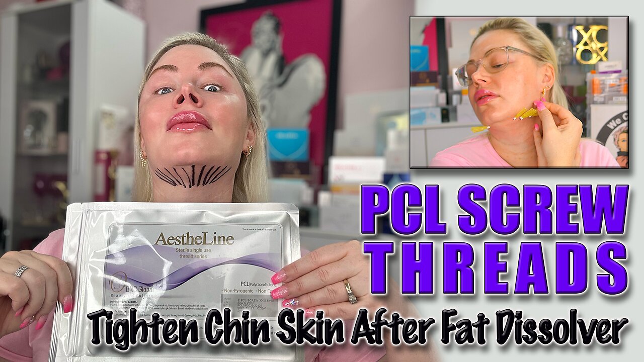 Tighten Chin Skin After Fat Dissolver with PCL Screw threads!AceCosm, Code Jessica10 saves you Money