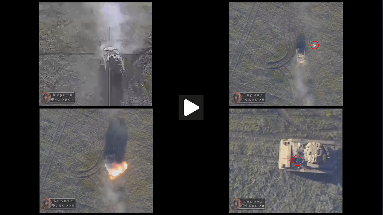 Chasiv Yar area: Russian Lancet UAV knocks out Ukrainian Bradley FV