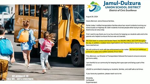 Illegal Immigrants Try To Hijack School Buses Full Of Elementary & Middle School Kids In California