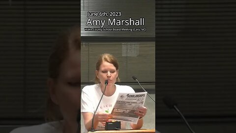 (3/3) Amy Marshall Public Comment (06-06-2023) #shorts #shortsfeed #news #politics #school