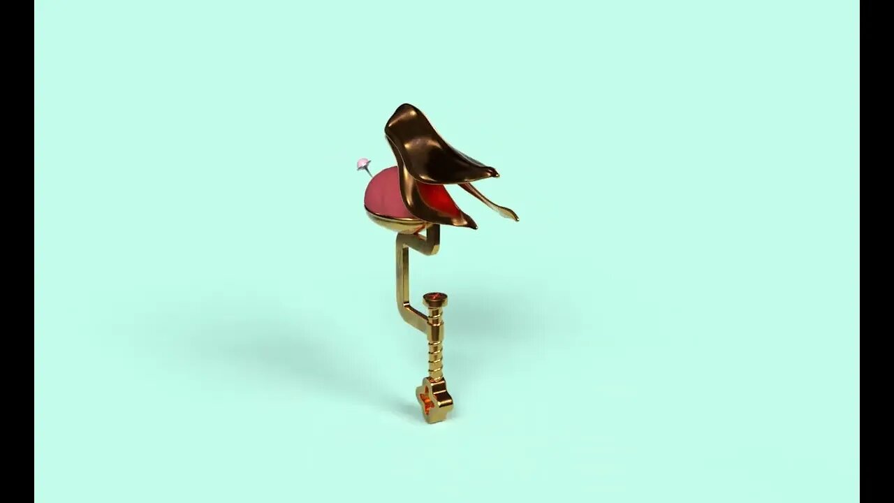 Brass Bird Turntable