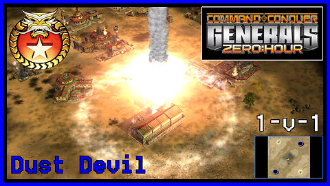 C&C Generals Zero Hour | Nuke General | 1v1 | Dust Devil