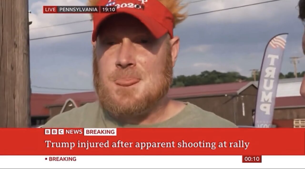 Eyewitness tells BBC he informed police & Secret Service about a man on a roof with a rifle #trump