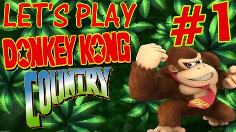 Let's Play Donkey Kong Country (SNES) #1 - Walkthrough | Playthrough | Falcopunch64