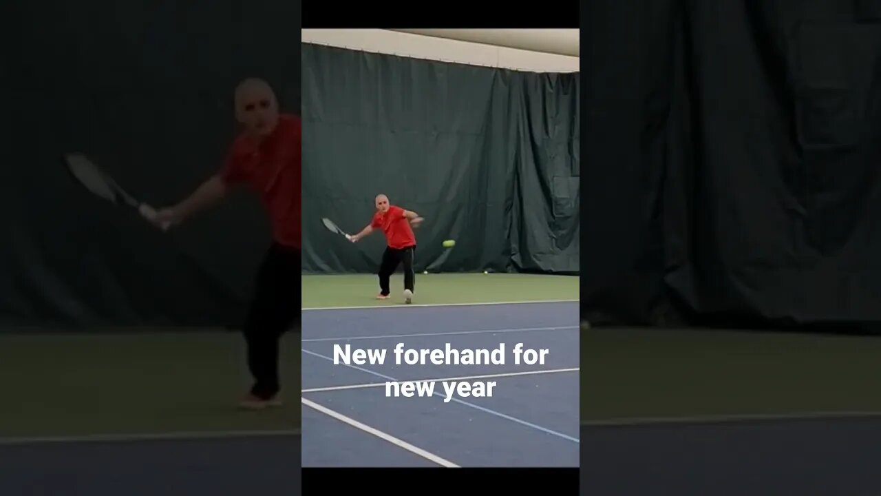 New forehand style to prevent tennis elbow #shorts #shortvideo #tennis #tenniselbow