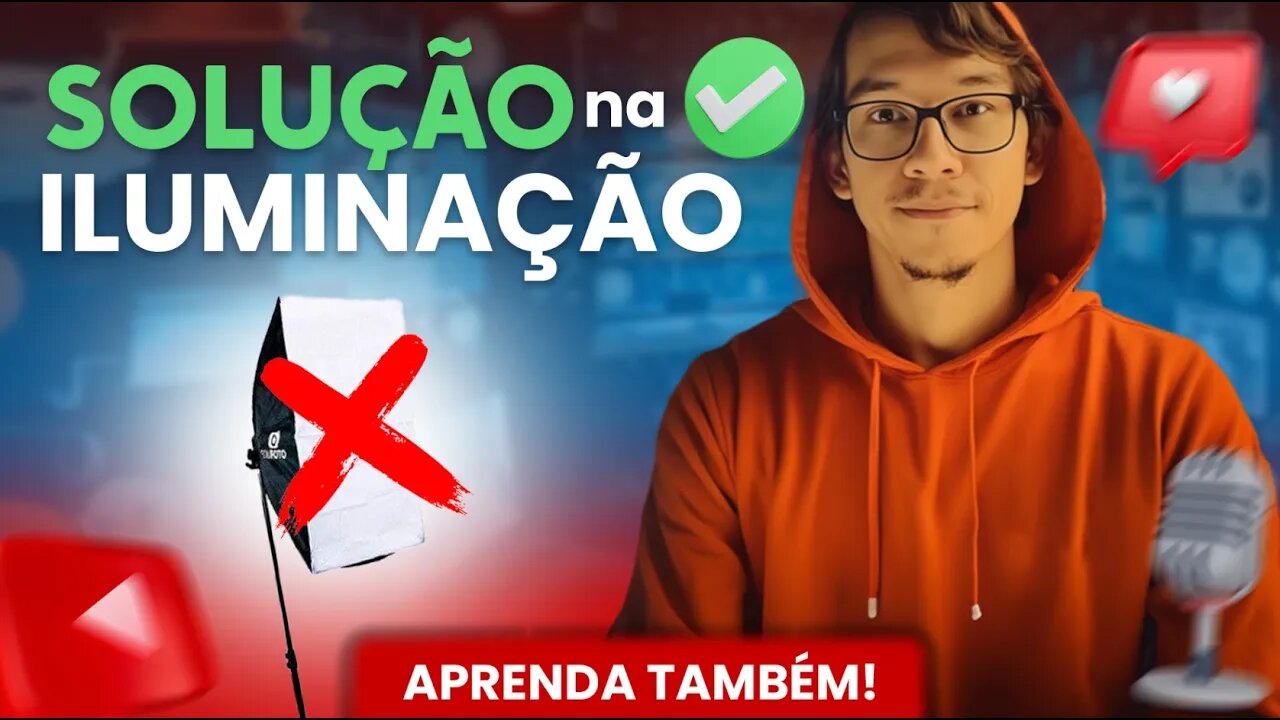 APRENDA A DICA DE ILUMINAÇÃO GRÁTIS PARA OS SEUS VÍDEOS [ SIMPLES E FÁCIL]