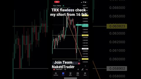 TRON analysis update #tron #cryptotrading #fypシ #short