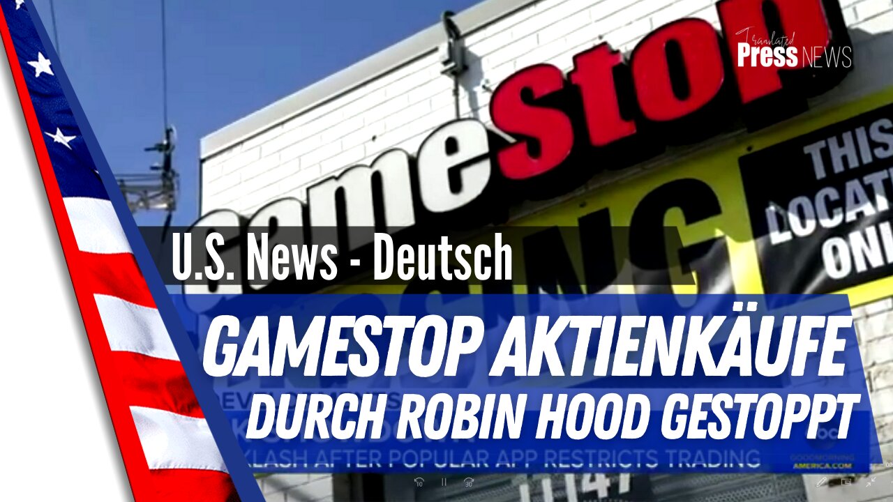 GameStop Aktienkäufe durch Robin Hood gestoppt
