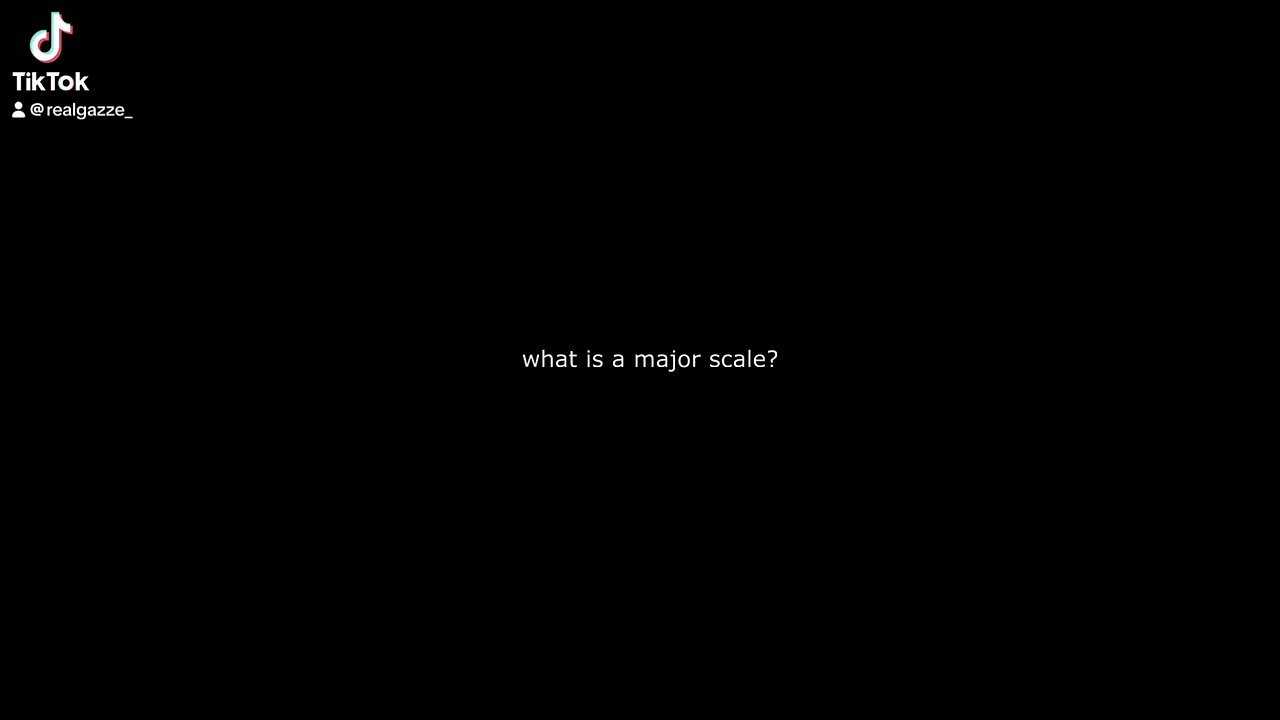 what is a major scale? (E MAJOR SCALE SOLO PERFORMED BY REALGAZZE)