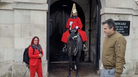 You have no respect tourist telling of other tourist #horseguardsparade