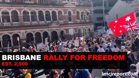 Brisbane freedom demonstration 16/10/21