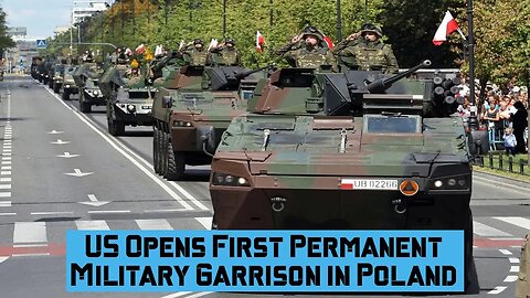 US Opens First Permanent Military Garrison in Poland #usmilitary #poland