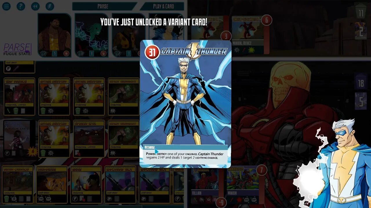 Sentinels of the Multiverse - Young Captain Thunder Unlock