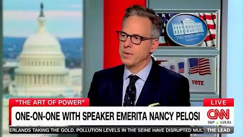 CNN's Jake Tapper Asks How Much Nancy Pelosi Blames Trump For Attack On Her Husband