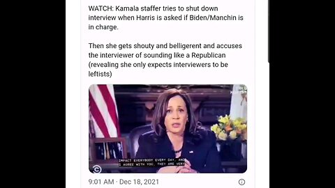 Kamala’s Staff tried to hang up