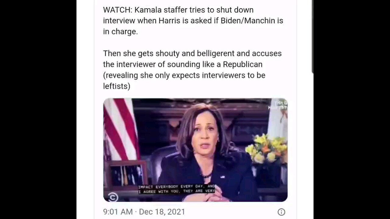 Kamala’s Staff tried to hang up