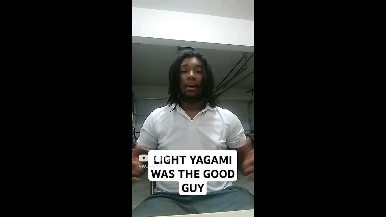 LIGHT YAGAMI WAS THE GOOD GUY!!!...