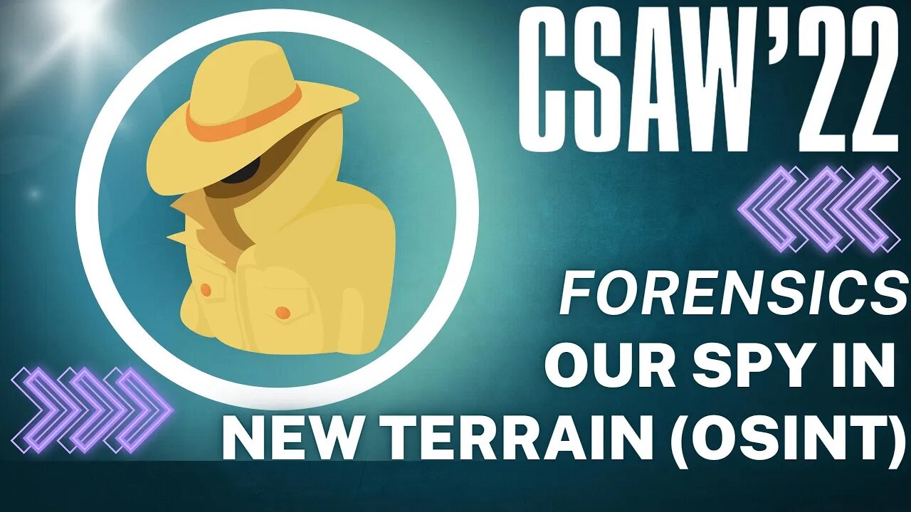 CSAW CTF 2022: Our Spy In New Terrain (OSINT)