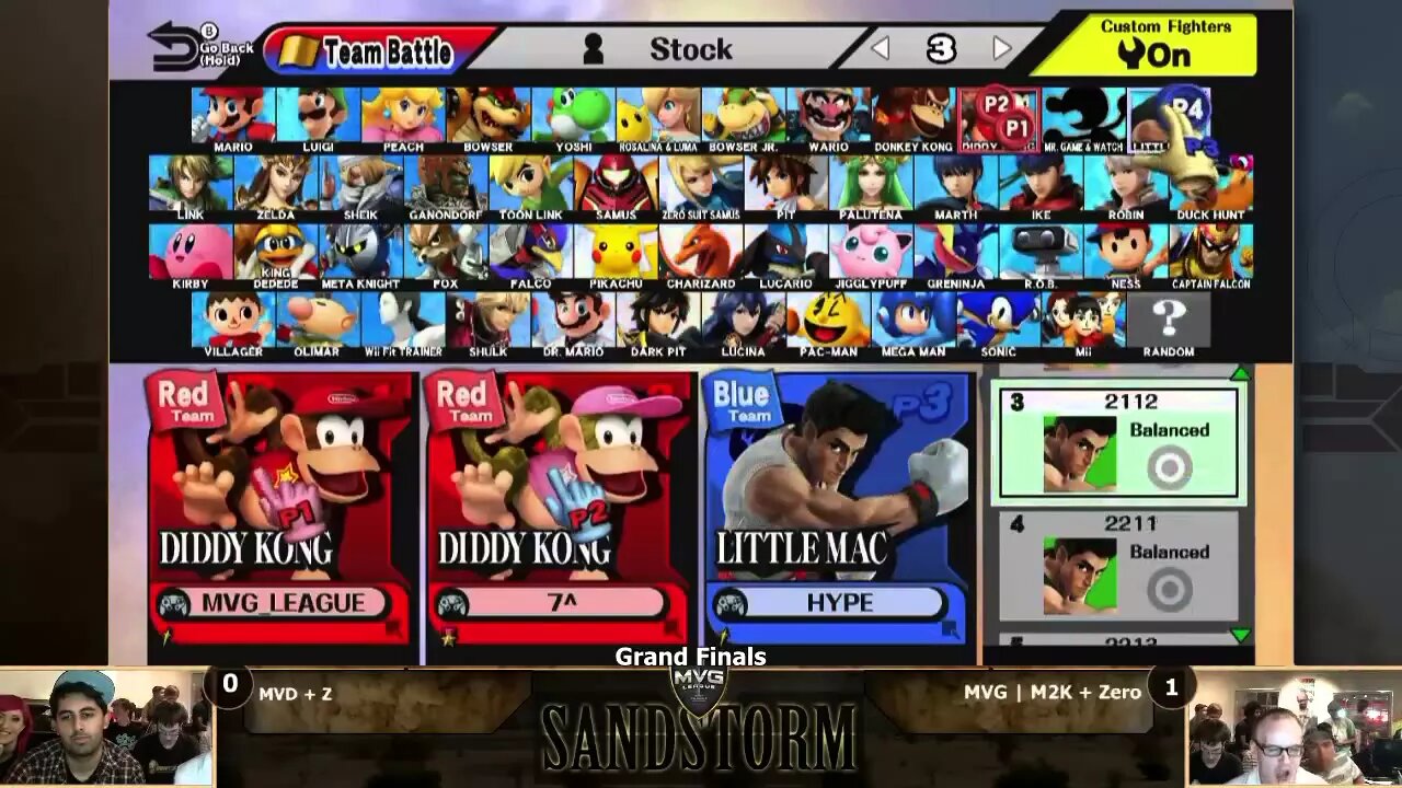 MVG Sandstorm: Doubles GF - MVD + Z vs. MVG COG | MewKing + ZeRo