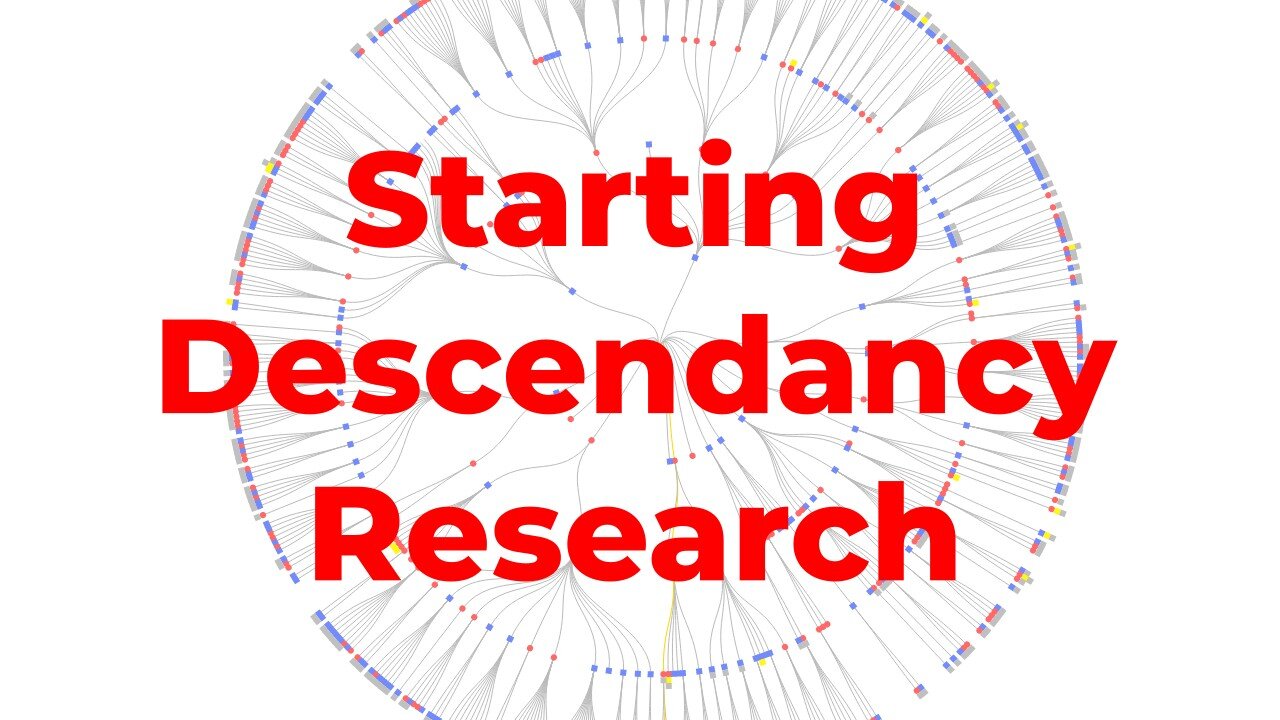 How to do descendancy research