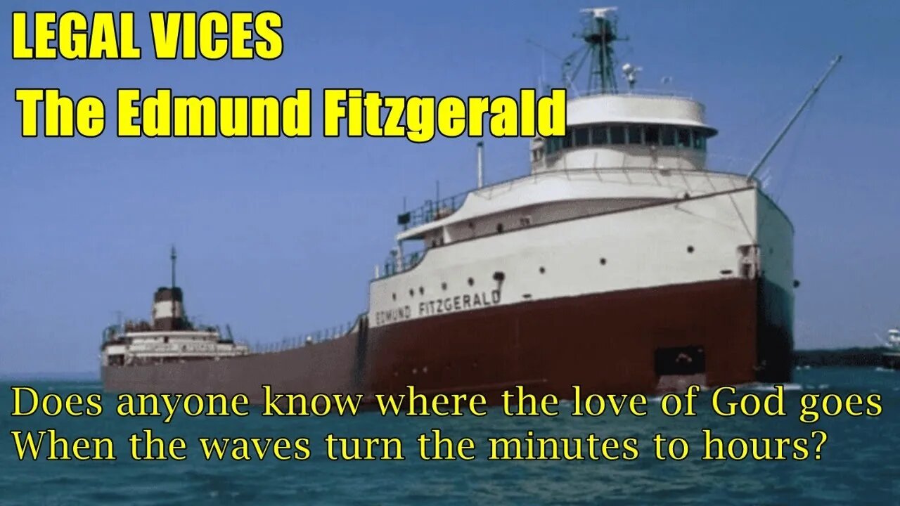 MARITIME DISASTER: The "Edmond Fitzgerald" sinking.