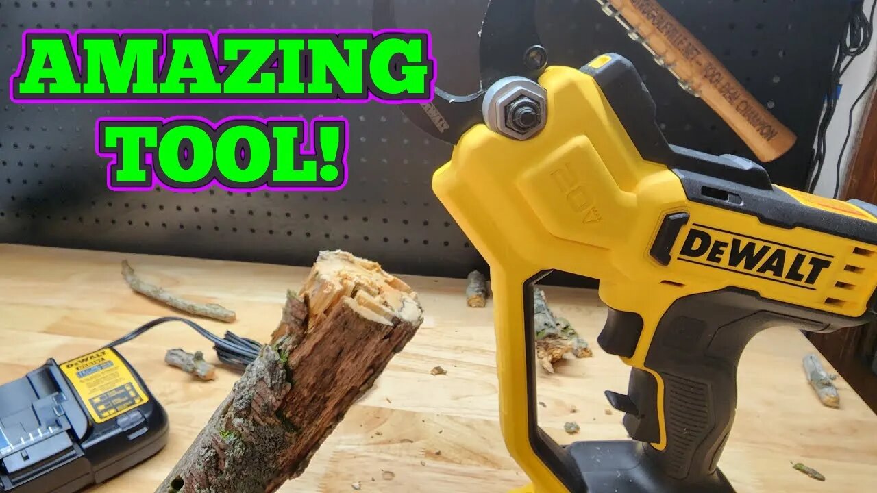 DeWALT Cordless Pruning Shears The Next Best Thing In Pruning!