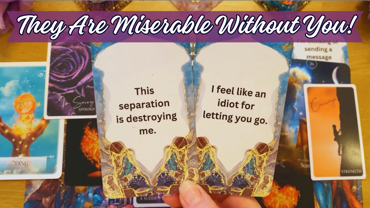 I'M NOT DEALING WITH THIS SEPARATION AS WELL AS YOU THINK ☹️ (COLLECTIVE LOVE READING) 💜