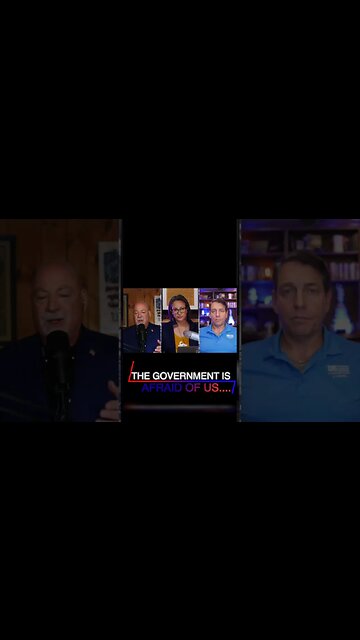 The government fears us