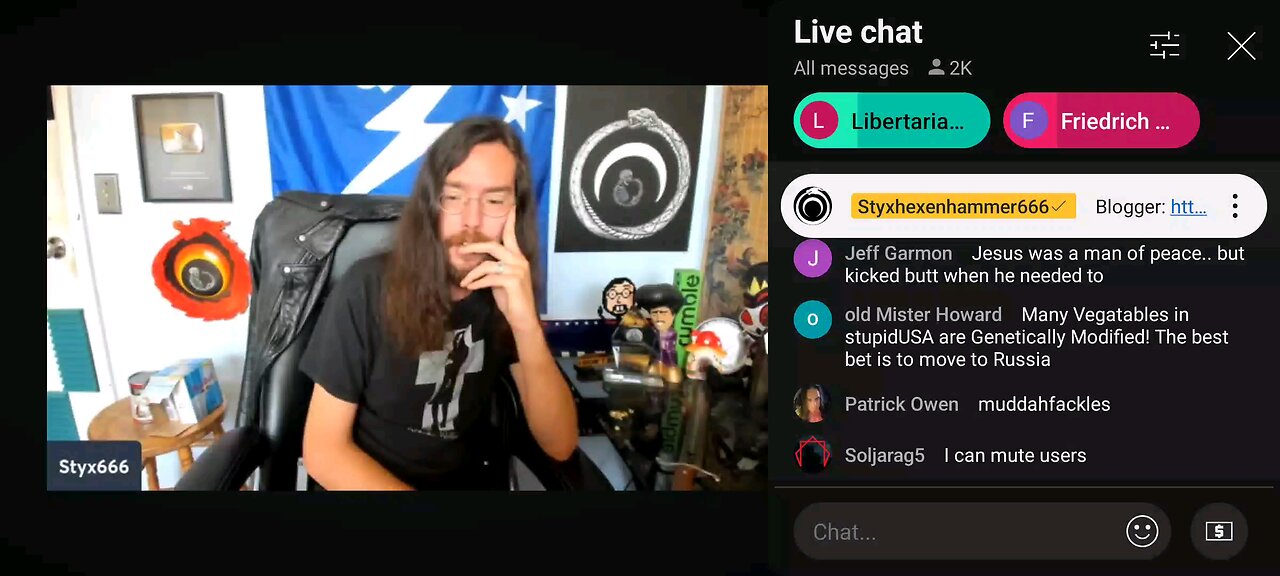 [Styxhexenhammer666] Chat goes full toilet + stream interruptions