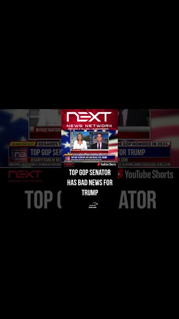 Top GOP Senator Has Bad News For Trump #shorts