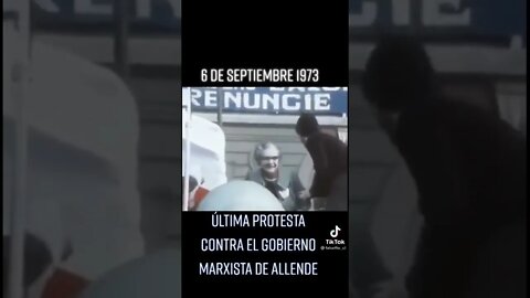 ALLENDE Y SU FIN 6 SEPTIEMBRE DE 1973 MUJERES EN GRAN CONCENTRACIÓN NOS MUESTRAN CAMINO PARA HOY