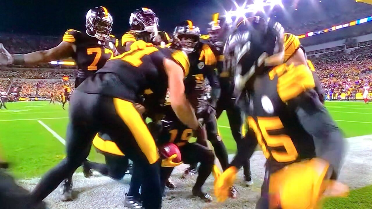 Steelers WR #19 Calvin Austin III TD 🏈73yd Punt Return