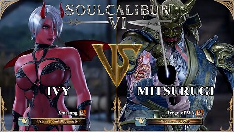 SoulCalibur VI — Amesang (Ivy) VS Tengu of WA (Mitsurugi) | Xbox Series X Ranked