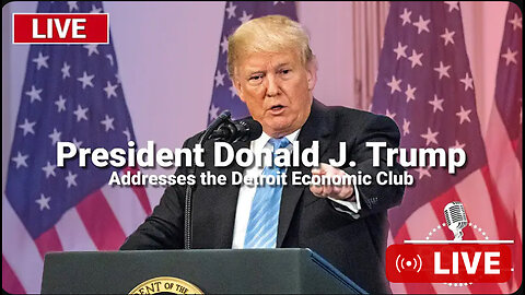President Trump Addresses the Detroit Economic Club - 10/10/24