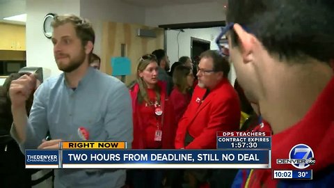 DPS, teachers contract negotiations: Hours from deadline, still no deal