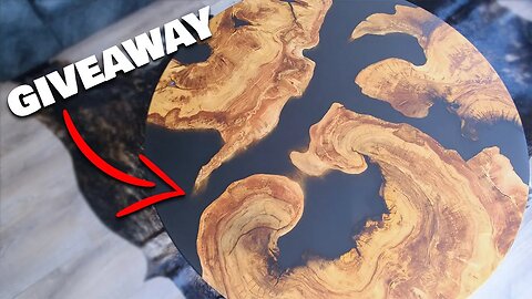 DIY epoxy round table & GIVEAWAY