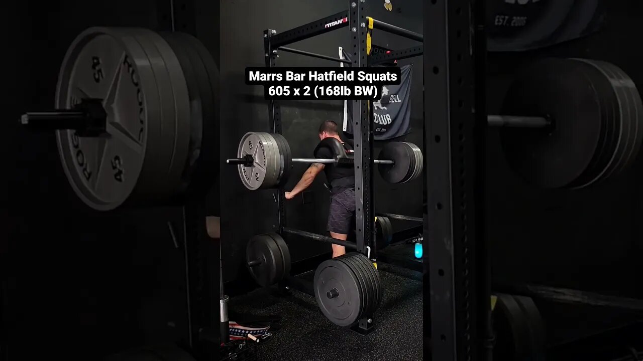 you NEED this bar if you Low-Bar Squat #shorts #Hatfield #marrsbar #powerlifting