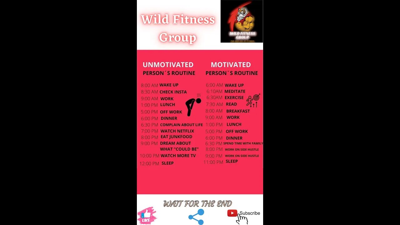 🔥Unmotivated v/s motivated persons routine🔥#shorts🔥#viralshorts🔥#fitnessshorts🔥#wildfitnessgroup🔥