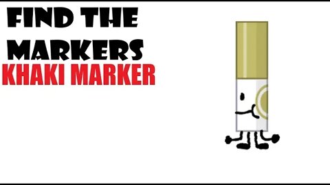 Find The Markers- Khaki Marker