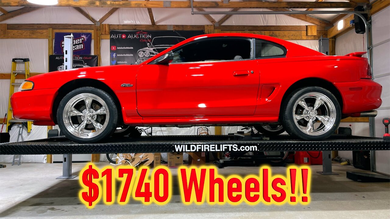 $400 IAA Mustang GT gets $1740 Wheels and Tires + New House and Shop!!