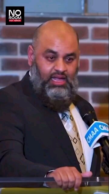 Muslim man condemns the atrocities of Hamas.