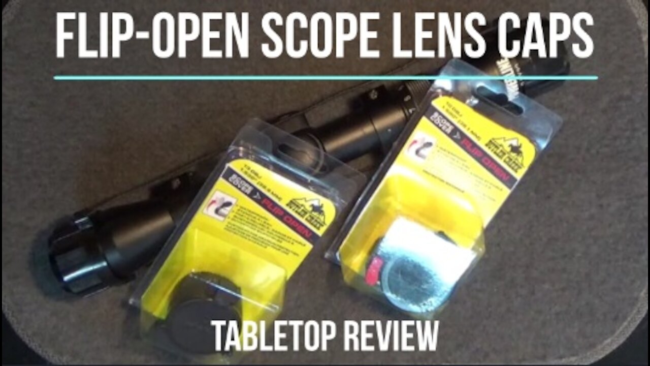 Butler Creek Flip-Open Scope Lens Covers Tabletop Review - Episode #202115